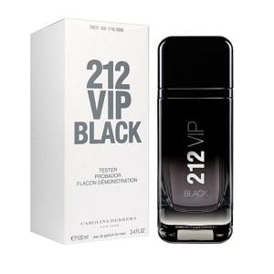 Carolina Herrera 212 VIP Black For Men EDP 100ml (Tester)