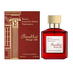 Fragrance World Maison Barakkat Rouge 540 For Unisex Extrait De Parfum 100ml