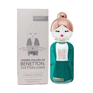 Benetton United Colors Sisterland Green Jasmine For Women EDT 80ml (Tester)